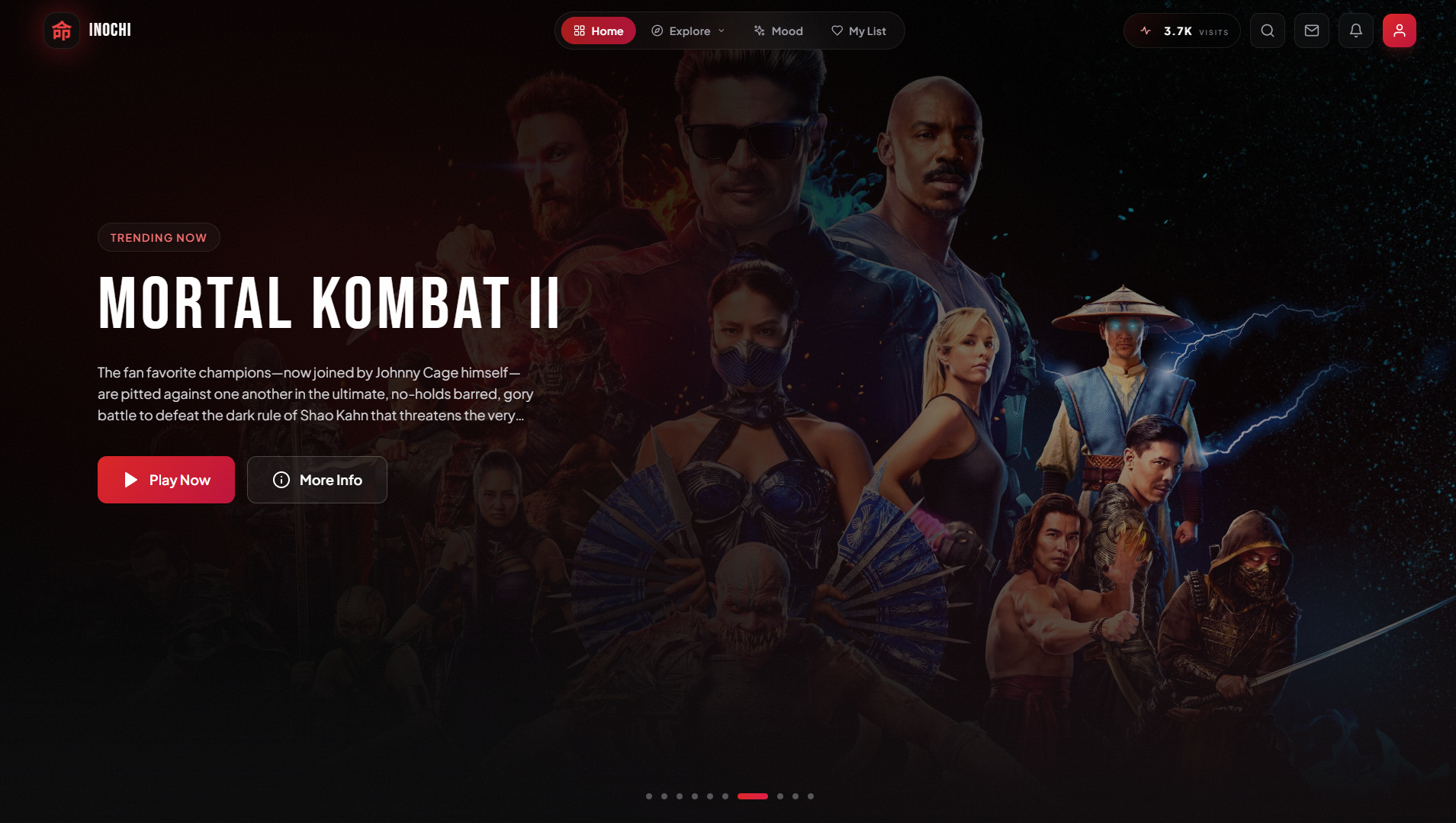 Inochi — Discover cinema, curate with taste.